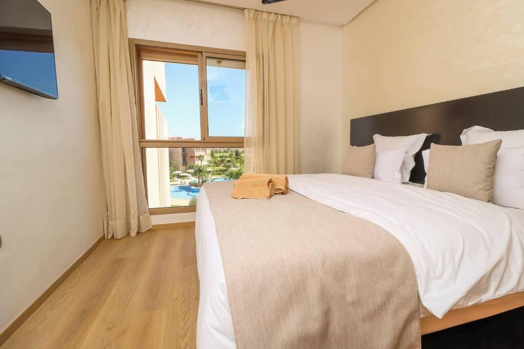 Cosy Appartemt Vue Sur Golf Et Montagne Marraquexe Exterior foto