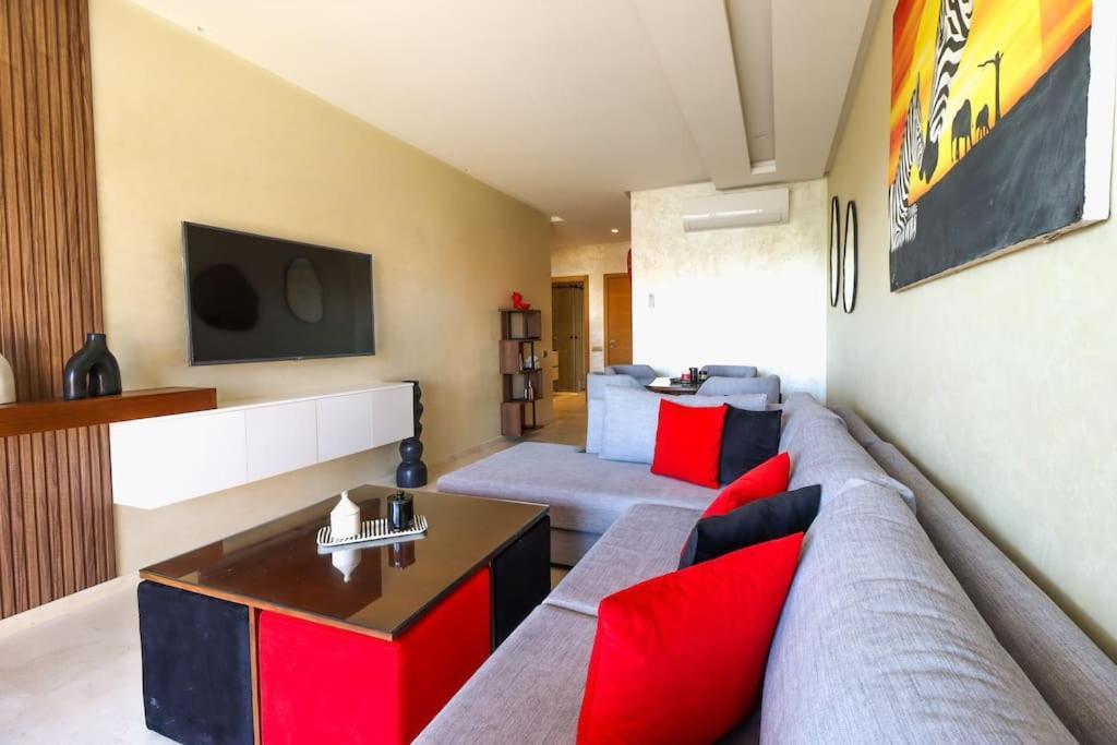 Cosy Appartemt Vue Sur Golf Et Montagne Marraquexe Exterior foto